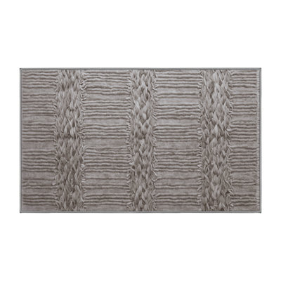 Tapis gris lavable à la machine