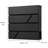 Steel Wall Mounted Mailbox with Newspaper Compartment-72849947
