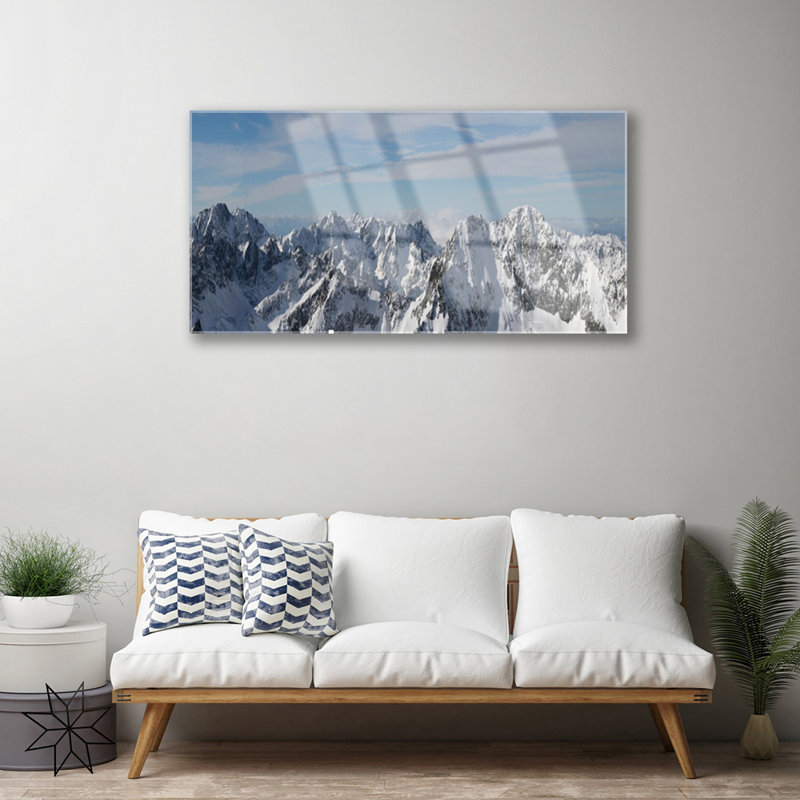 Mountains - No Frame Print on Glass