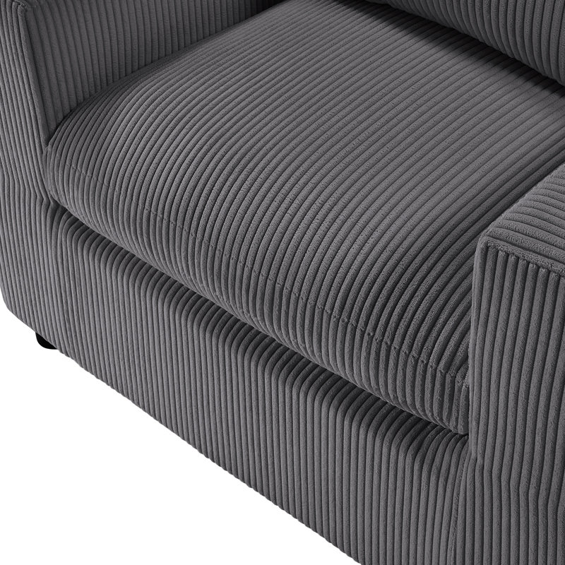Fauteuil moderne, Gris anthracite