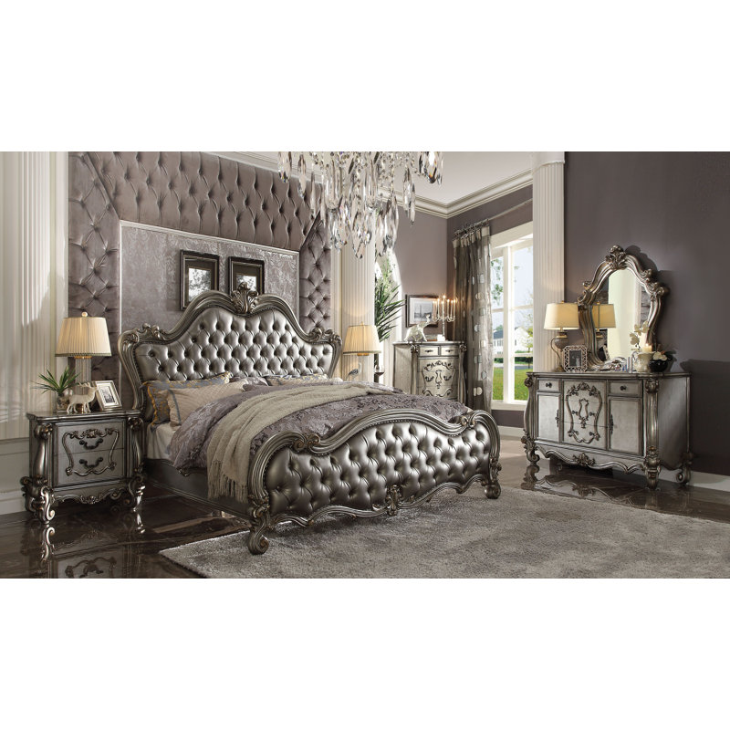 Ensemble de chambre configurable avec lit à panneaux Batisa