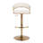 Swivel Upholstered Adjustable Height Counter Stool with Metal Frame-95612317
