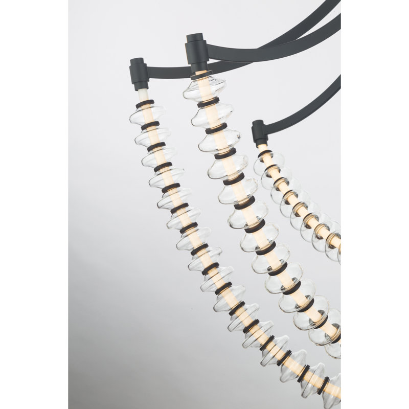 Lustre DEL 39,25 po Pearl, 3052 lumens, H 40,75 po x l 39,25 po x P 39,25 po, 48 W