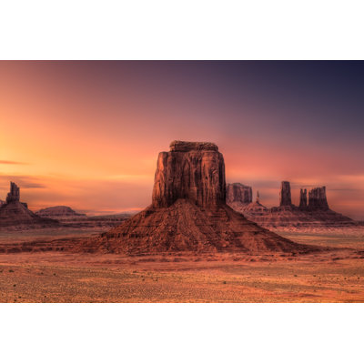 Monument Valley Butte - Wrapped Canvas Print