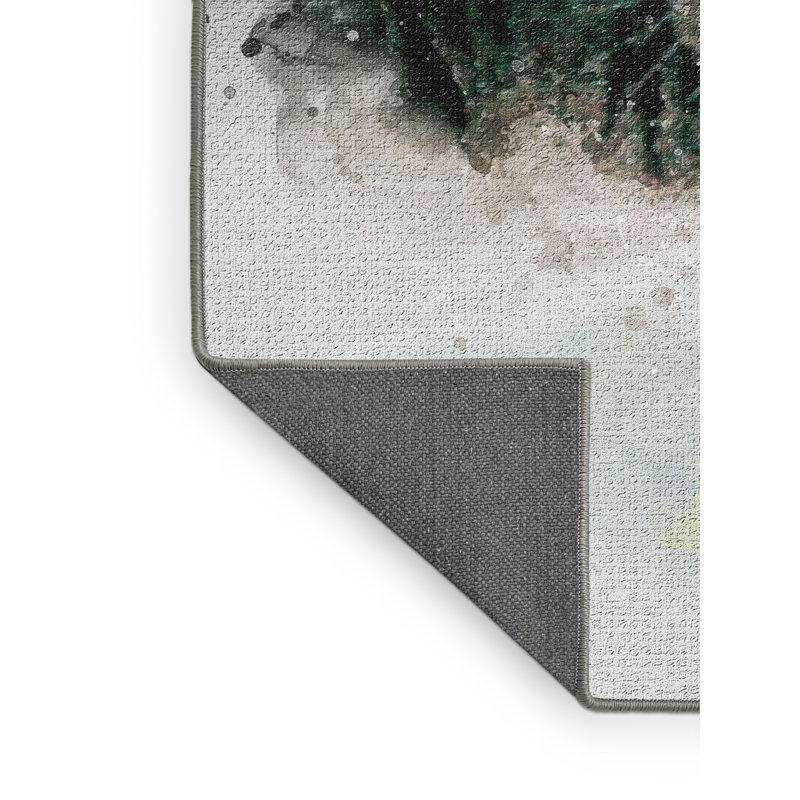 Cotton Indoor Rug, Rectangle 2' x 4'