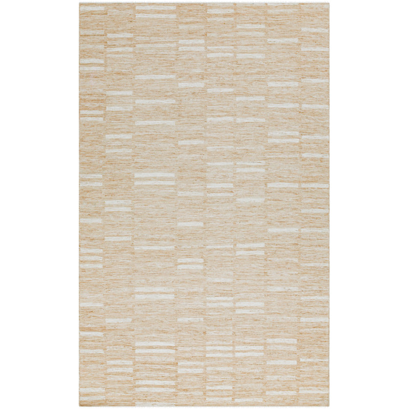 Caniesha Cottage Hand Woven Area Rug, Rectangle 5' x 8'