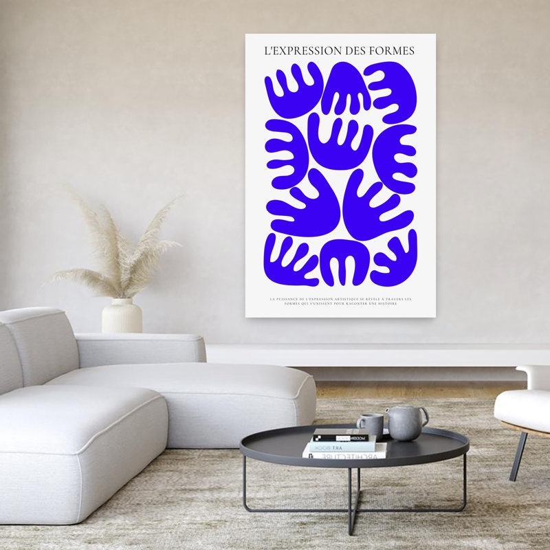 Art contemporain contemporain abstrait géométrique, H 60 po x l 40 po