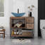 Meuble-lavabo simple 36 po avec lavabo sur pied Farmhouse-1864242791-1864242798