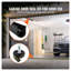 Seuil de porte de garage et joints inférieurs 20 pi PVC universel imperméable