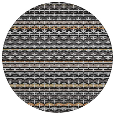 Machine Washable Indoor/Outdoor Chantille ACN2479 Damask Rug