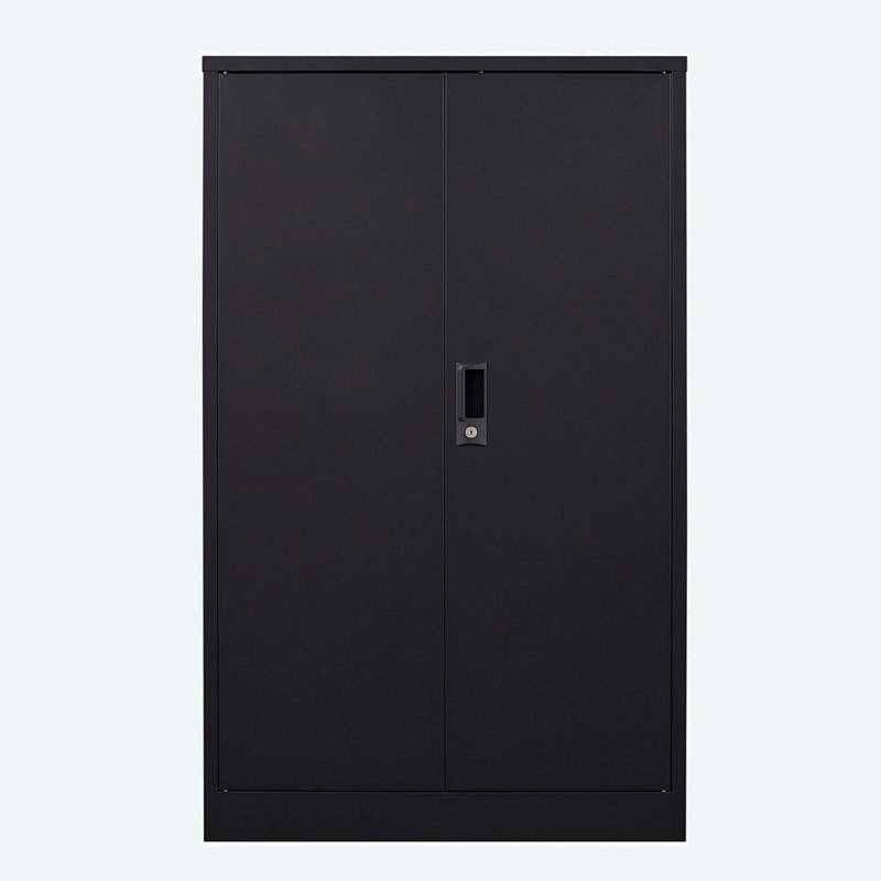 25.6'' Wide 0 -Drawer Steel File Cabinet, Black