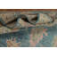 Tapis bleu teint à la main Oushak 7 x 10