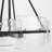 22 In.4-Light Black Modern Farmhouse Pendant Light With Textured Clear Glass For Kitchen Island, Dining Room, Hallway