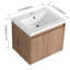 Meuble-lavabo flottant 24 po avec porte à fermeture en douceur