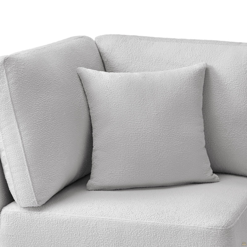 Chaise de coin Chauncy - Gris