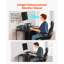 Bureau d'ordinateur 47 pouces avec lumières DEL intelligentes 4 prises de courant