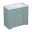 Ensemble de meuble-lavabo 36 po avec lavabo 36 po avec une armoire et six tiroirs-1090964231