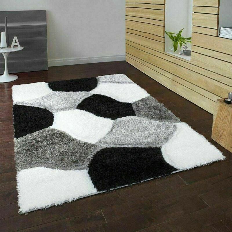 Bedad Geometric Machine Tufted Indoor / Outdoor Area Rug, Rectangle 160 x 230cm