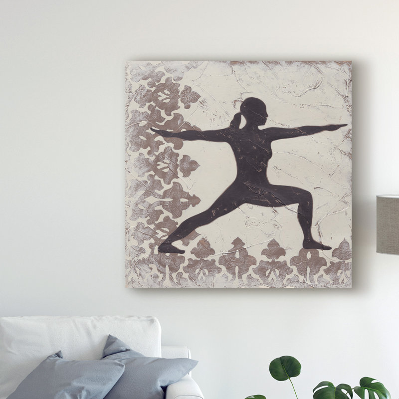 « yoga bliss ii », reproduction d’impression sur toile tendue, H 14 po x l 14 po x P 2 po