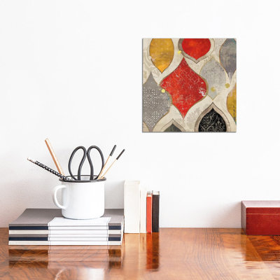 Red Motif II by Aimee Wilson - Wrapped Canvas Print