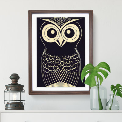 XV1022-579X An Eccentric Owl - Single Picture Frame Print