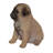 Sitting Pug Puppy Statue