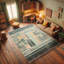 Machine Printed 152cm X 76cm Area Rug