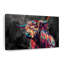 Vache abstraite sur toile-200053802