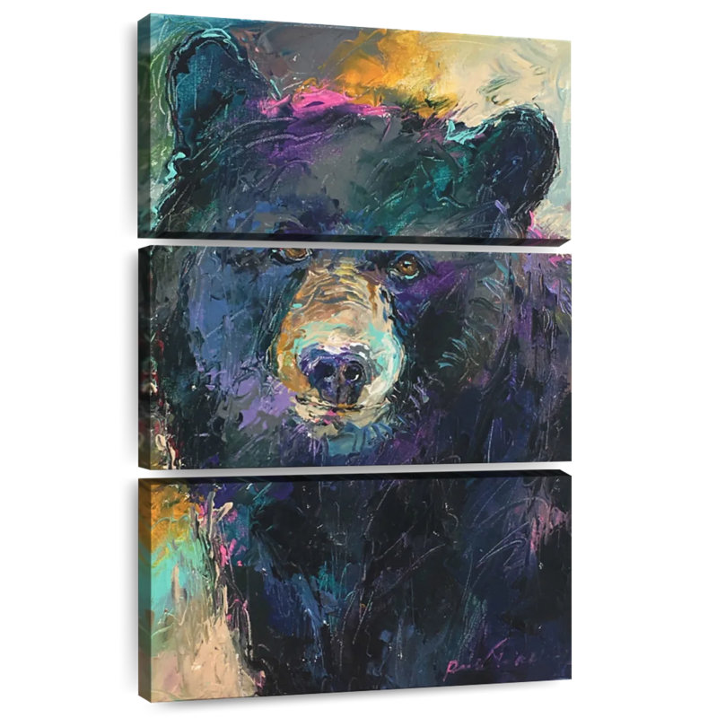 Brampt A Black Bear, 38" H x 24" W