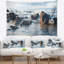 Tapisserie bleu rocky seaside seascape-28486991