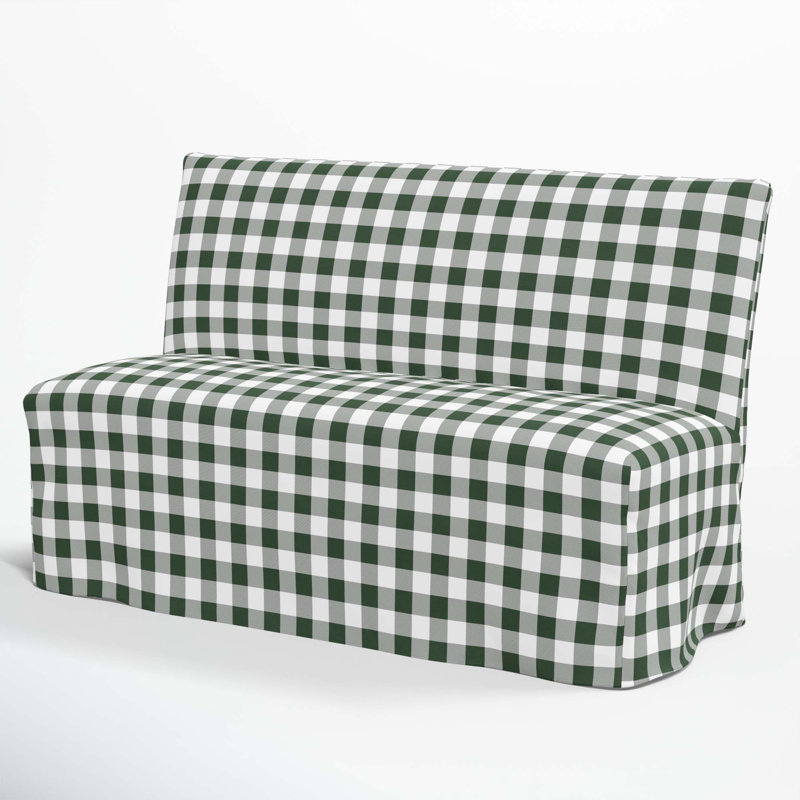 Banc de salle à manger Silvia, Vert classique guingan