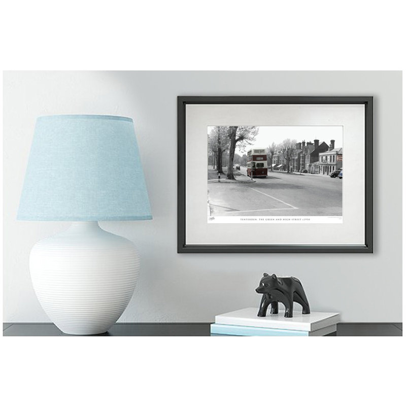 Tenterden, The Green And High Street C1950 by Francis Frith - Single Picture Frame Print, 45cm H x 60cm W x 2.3cm D