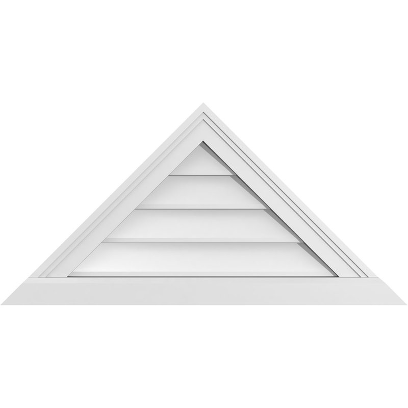 Ventilateur à pignon en uréthane non fonctionnel à fixation triangulaire brun clair 12/12, H 15 po x l 30 po x P 2 po