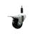 3 Inch SS Soft Rubber Swivel 7/8 Inch Expanding Stem Caster Total Lock Brake SCC