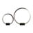 Florastine Metal and Stone Circular Sculpture with Aluminum and Marble Accents in Minimal Modern Design-86748760