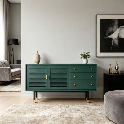 Table buffet Louvred