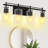 4 - Light Vanity Light With Clear Glass Shade For Bathroom, Bedroom, Hallway, Staircase-1645164976-1645164939
