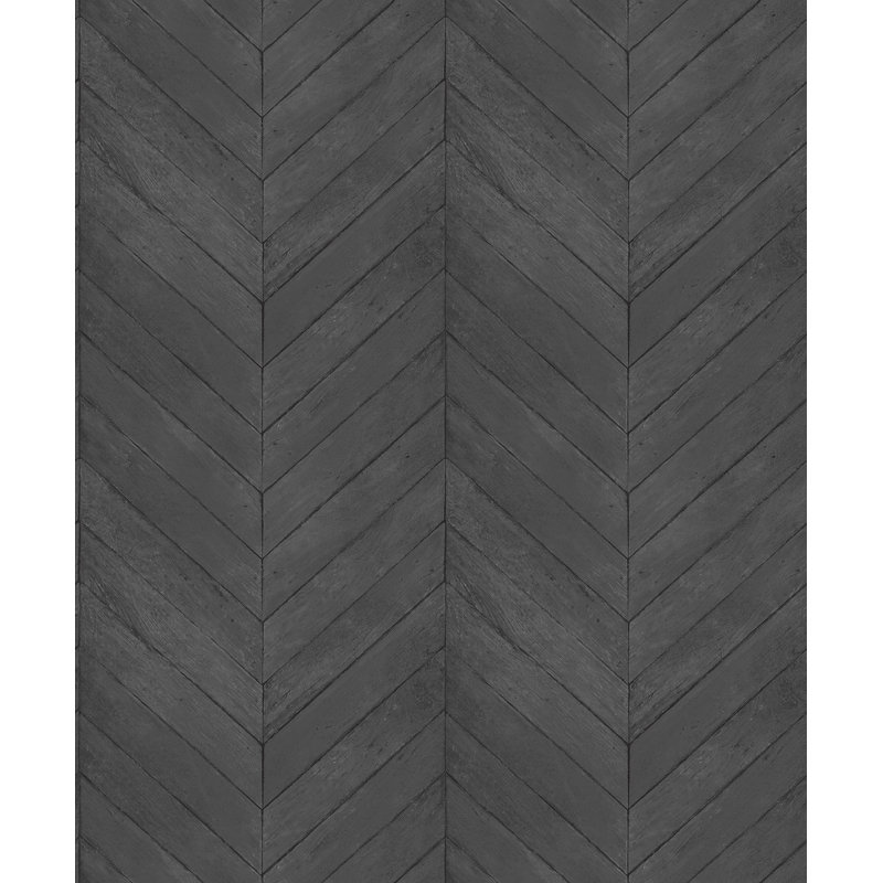 Carlton 10m x 53cm Matte Wallpaper Roll, Black