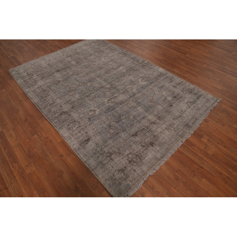 Handmade Transitional Oushak Area Rug 6x8