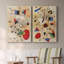 Miro Memoirs III - Toile tendue avec châssis de qualité supérieure - Prêt à accrocher-108942784