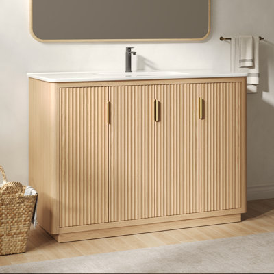 Meuble-lavabo autoportant de 48 po