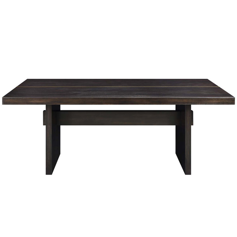 80" Jaramillo Rectangular Dining Table, Black Finish