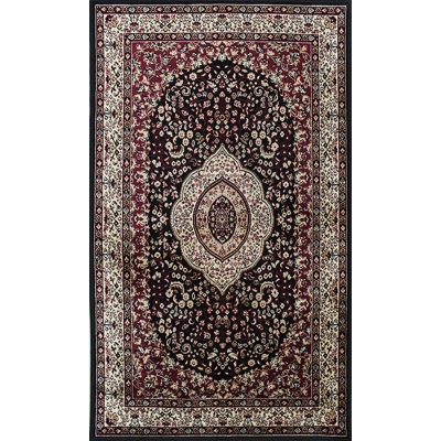 Tapis oriental noir Amadi