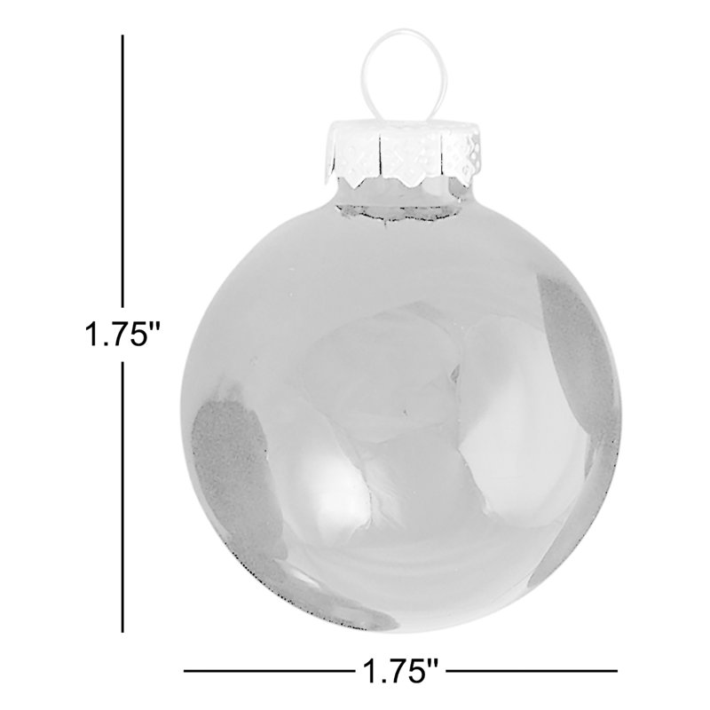 Ornements en forme de boule de Noël 10 carats à 2 finitions, Noir