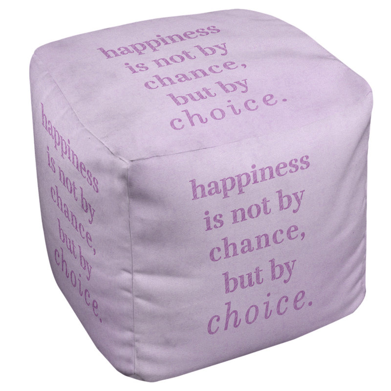 Upholstered Ottoman, Violet