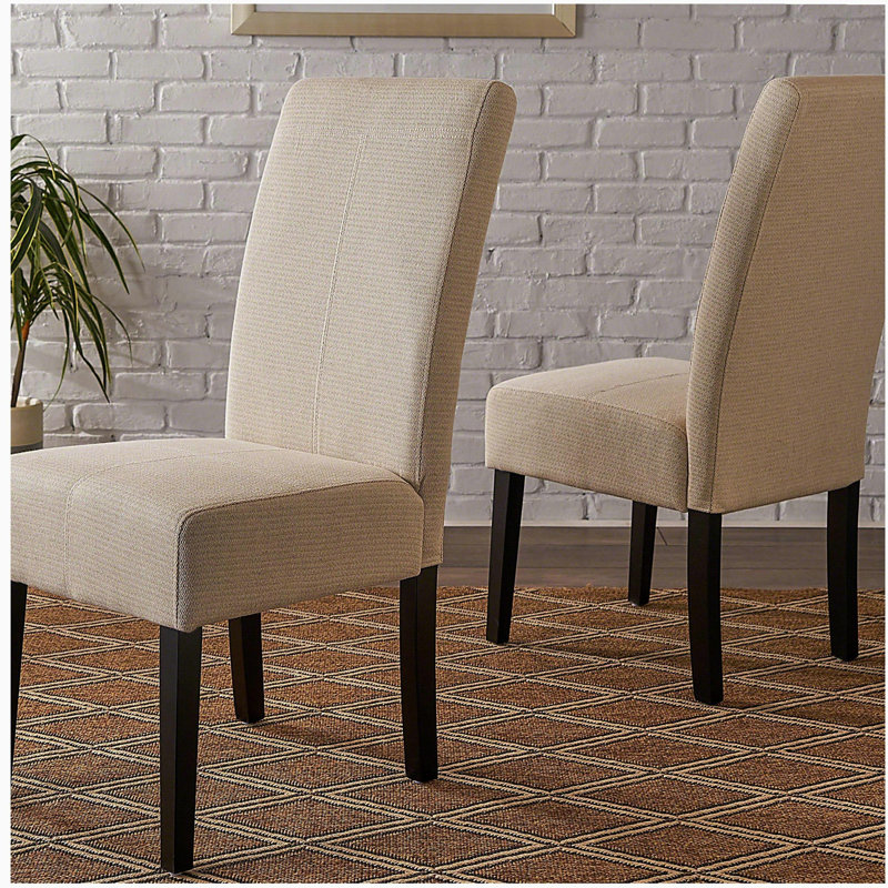 Chaise de salle à manger pertica kd [ensemble de 2 pièces], Beige, 2