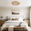 Ventilateur de plafond à cage de 31,5 po avec ensemble d'éclairage et télécommande Boho