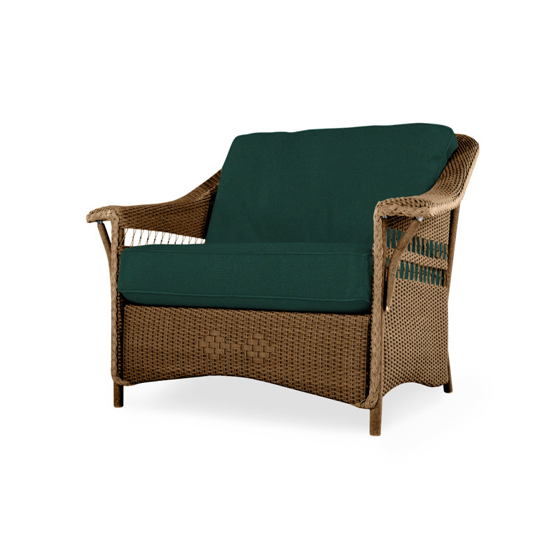Nantucket Outdoor Lounge Chair, Decorline Natural, Bark