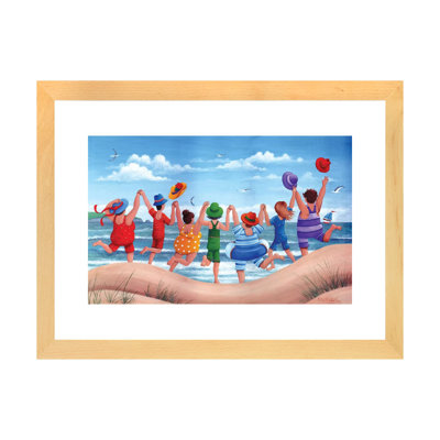" Beach Party Rainbow Scene " by Peter Adderley