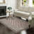 Laura Ashley Amelia Imagine Printed Chenille Machine Washable Rugs-123799039-123799036